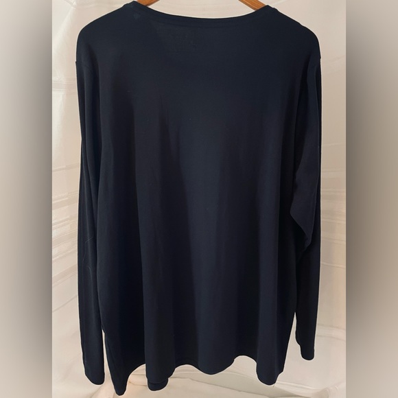 NWT Size 22/24 Lane Bryant Black LS Cotton Blend Casual Top - Picture 5 of 6